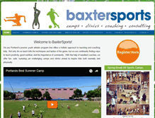 Tablet Screenshot of baxtersports.com